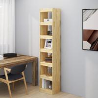 Boekenkast / kamerscherm 40x30x199 cm massief grenenhout - thumbnail