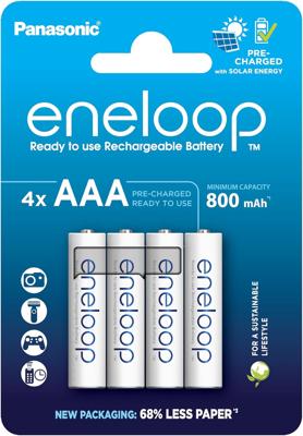 Panasonic Eneloop AAA 800mAh 4x