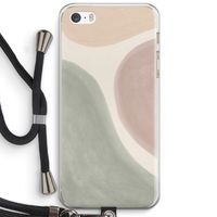 Geo #6: iPhone 5 / 5S / SE Transparant Hoesje met koord