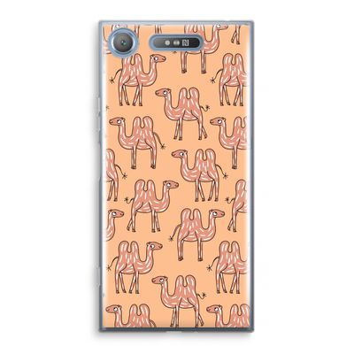 Kameel: Sony Xperia XZ1 Transparant Hoesje