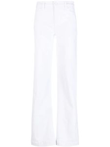 PAIGE jean droit à taille mi-haute - Blanc