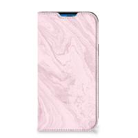 iPhone 14 Pro | Standcase | Marble Pink - Origineel Cadeau Vriendin