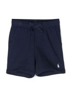 Ralph Lauren Kids short à logo brodé - Bleu