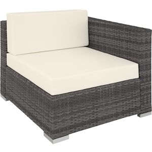 tectake -loungeset Marbella- Wicker Tuinset-grijs - 403838