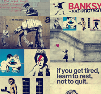 Kunst behang Banksy kunst collectie Kunst behang Banksy kunst collectie