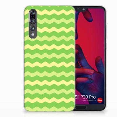 Huawei P20 Pro | TPU bumper | Waves Green