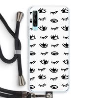 Eye pattern #2: Huawei P Smart Pro Transparant Hoesje met koord
