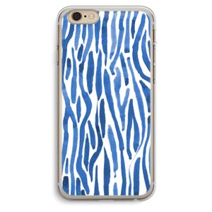Blauwe nerven: iPhone 6 Plus / 6S Plus Transparant Hoesje