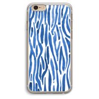 Blauwe nerven: iPhone 6 Plus / 6S Plus Transparant Hoesje
