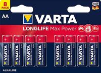 Batterij AA 8x Varta Alkaline Max Power - thumbnail