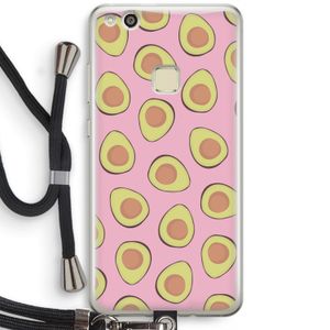 Dancing avocados: Huawei Ascend P10 Lite Transparant Hoesje met koord