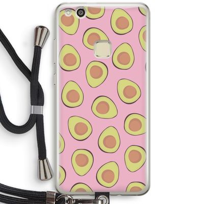 Dancing avocados: Huawei Ascend P10 Lite Transparant Hoesje met koord