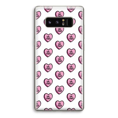 GIRL POWER: Samsung Galaxy Note 8 Transparant Hoesje