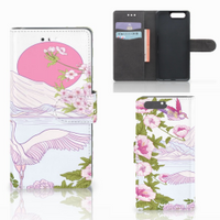 Huawei P10 Telefoonhoesje met Pasjes Bird Standing - thumbnail