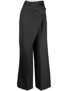 Acne Studios pantalon ample à taille haute - Gris