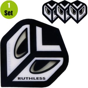 Ruthless Eyes Dartflights - Wit