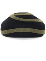 DESTREE Bibi ribbon-band beret - Vert - thumbnail