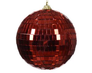 Kerstballen foam d6l6 cm kerstrood kerst - Decoris