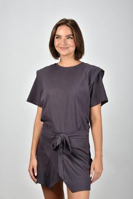 Isabel Marant t-shirt Zelitos TS0041FA-A1N41I dark plum