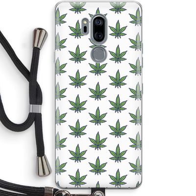 Weed: LG G7 Thinq Transparant Hoesje met koord