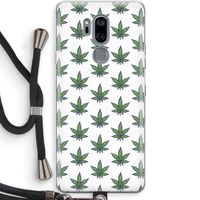 Weed: LG G7 Thinq Transparant Hoesje met koord
