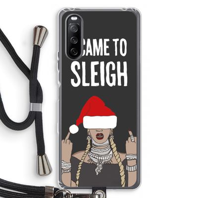 Came To Sleigh: Sony Sony Xperia 10 III Transparant Hoesje met koord