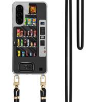 Samsung Galaxy A26 hoesje met zwart koord - Snoepautomaat