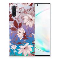 Smartphone hoesje Samsung Galaxy Note 10 Watercolor Flowers