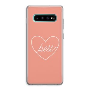 Best heart: Samsung Galaxy S10 Plus Transparant Hoesje
