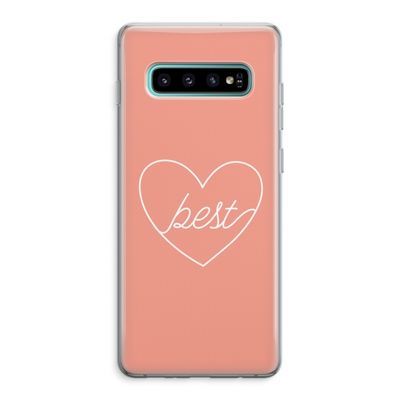 Best heart: Samsung Galaxy S10 Plus Transparant Hoesje