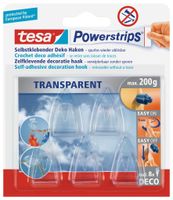 Powerstrips Deco haken Tesa 5 stuks - Feestdecoratievoorwerp - thumbnail