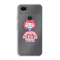 Hartje: Google Pixel 3a Transparant Hoesje