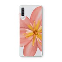 Pink Ellila Flower: Samsung Galaxy A70 Transparant Hoesje