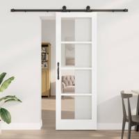 Schuifdeur met Bevestigingsmateriaal 'ORKDAL'Wit 73,5x211 cm