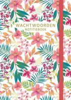 Wachtwoorden notitieboek - flowers