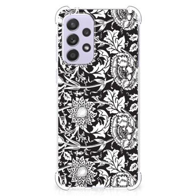 Samsung Galaxy A33 Case Black Flowers