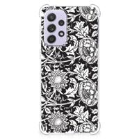 Samsung Galaxy A33 Case Black Flowers