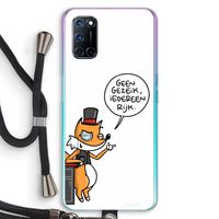 Geen Gezeik: Oppo A72 Transparant Hoesje met koord