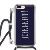 Joengneuh!: iPhone 7 PLUS Transparant Hoesje met koord