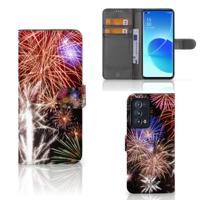 OPPO Reno 6 Pro Plus 5G | Wallet Case | met Pasjes | Vuurwerk