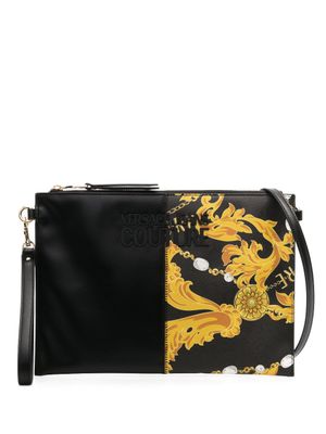 Versace Jeans Couture pochette à imprimé Barocco - Noir