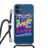 Touch Me: iPhone 12 mini Transparant Hoesje met koord