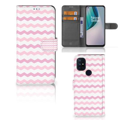 OnePlus Nord N10 | Telefoon Hoesje | Waves Roze