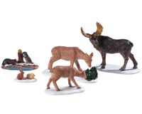 Wild animals set of 5 - LEMAX - thumbnail