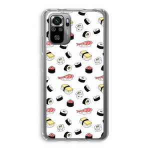 Sushi time: Xiaomi Redmi Note 10S Transparant Hoesje