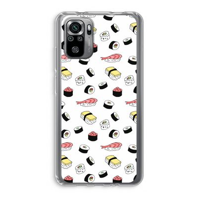 Sushi time: Xiaomi Redmi Note 10S Transparant Hoesje
