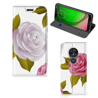 Motorola Moto G7 Play Smart Cover Roses - thumbnail