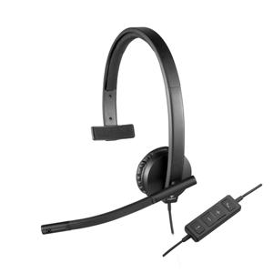 Logitech H570e Headset Bedraad Hoofdband Kantoor/callcenter USB Type-A Zwart