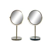 Vergrotende Spiegel DKD Home Decor 18 x 13 x 32 cm Metaal Hars (2 Stuks)