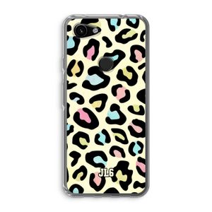 Leopard pattern: Google Pixel 3a Transparant Hoesje